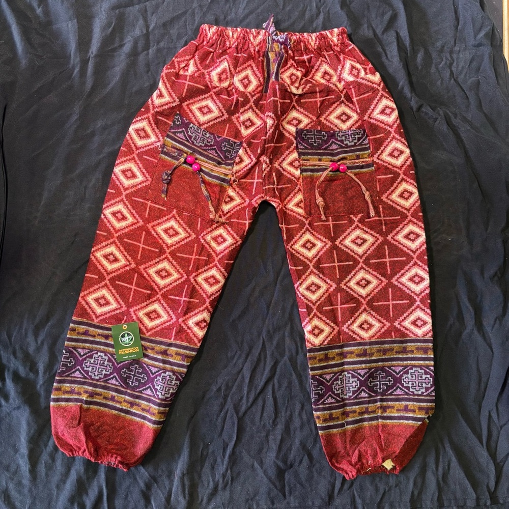 Boho Tribal Print Jogger Pants – NEW With Tags